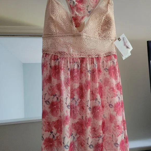 JESSICA SIMPSON BRAND NEW BABYDOLL AND THONG SET SIZE M - Picture 8 of 13